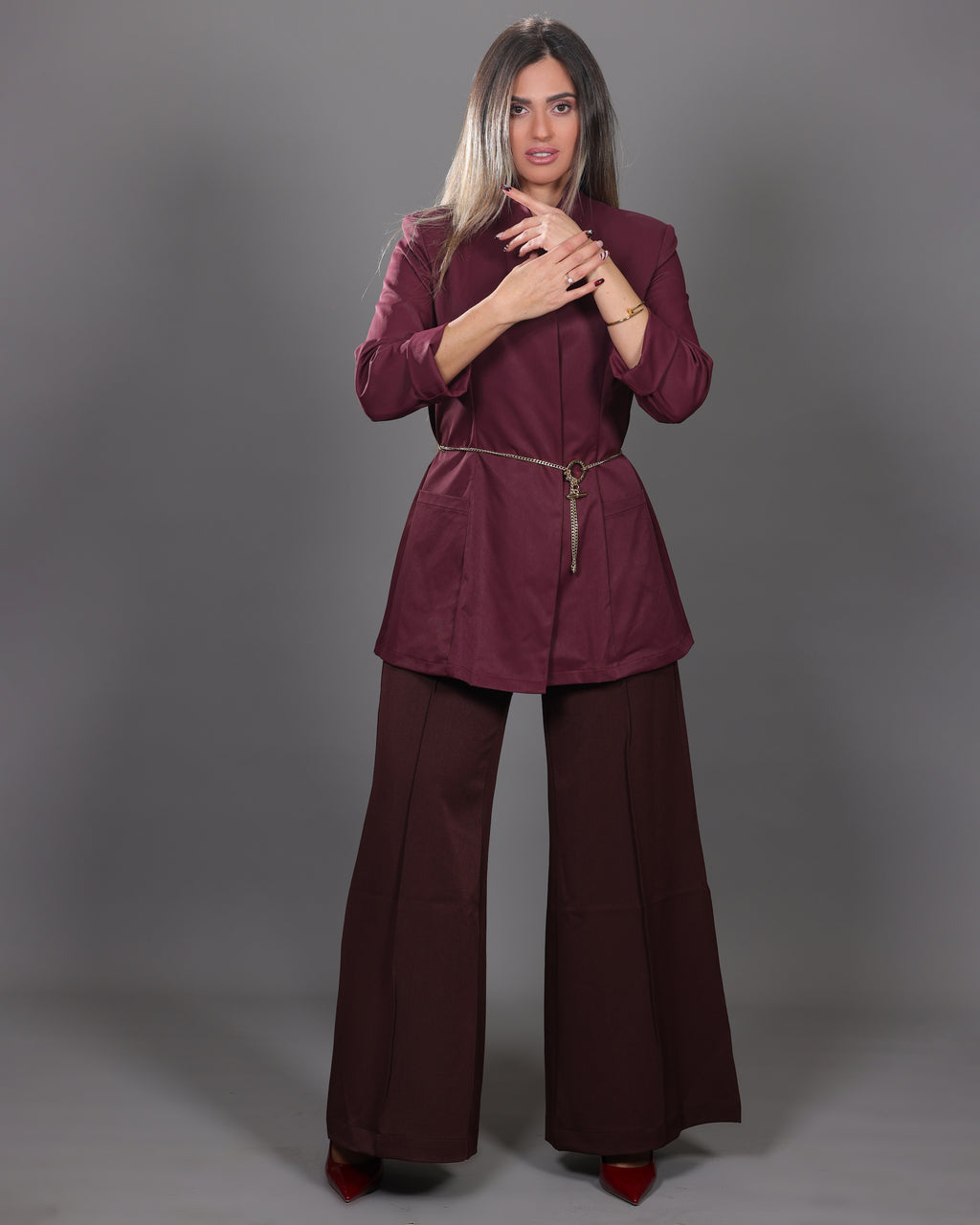 Brown Mocha Elegant Pant