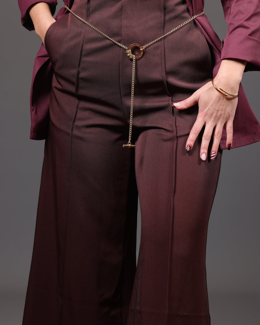 Brown Mocha Elegant Pant