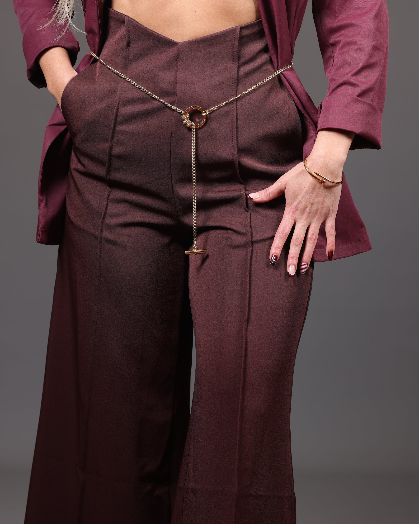 Brown Mocha Elegant Pant