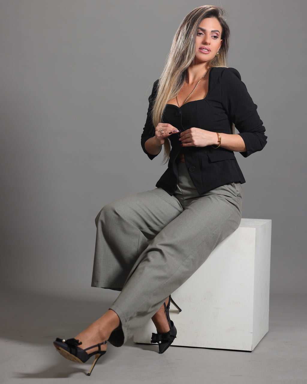Corset Grey Pant