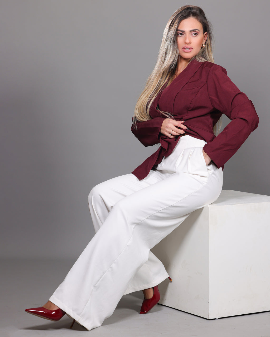 Corset White Pant